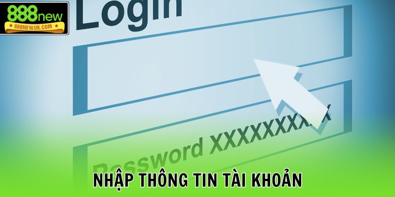 Nhập thông tin tài khoản